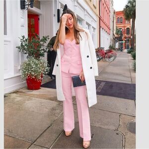 NWT ZARA PINK BUSTIER